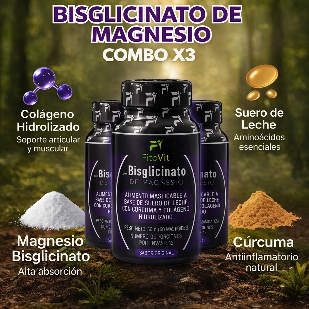 BISGLICINATO DE MAGNESIO 60 UNIDADES - FITOVIT